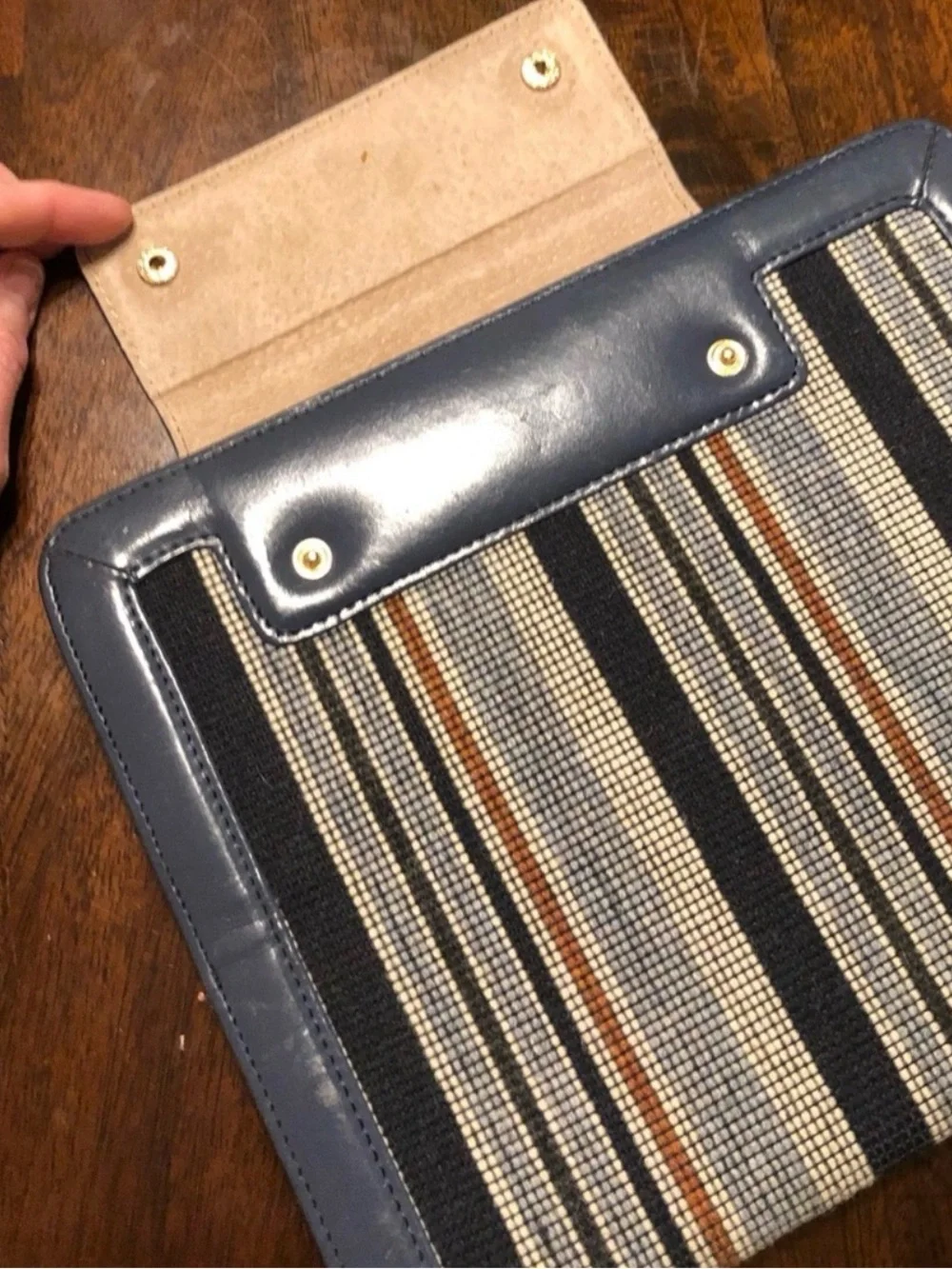 Tory Burch canvas folio